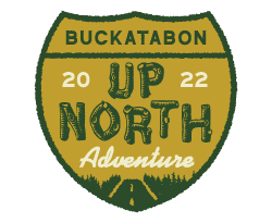 Buckatabon's 2022 Up North Adventure Logo